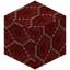 Hexagonical Red Glazed Terracotta