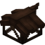 Brown Longer Top Roof Block (Framed)