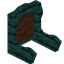 Brown Warped Fancy Seat Back