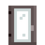 Hellbark Glass Door