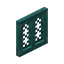 Warped Lattice Fence Gate