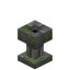 Mossy Stone Bricks Standing Torch