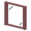Stripped Cherry Pane Window