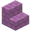Magenta Silt Shingle Stairs