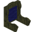 Blue Jinglestem Fancy Seat Back