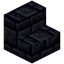 Polished Darkstone Brick Stairs