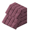 Mahogany Planks Steep Base Roof