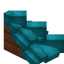 Light Blue Longer Roof (Acacia)