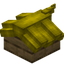 Yellow Longer Top Roof Block (Oak)