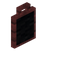 Black Redwood Tall Seat Back
