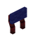 Blue Demonic Raised Seat Back