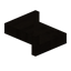 Spiral Stairs Upper Slab Dark Oak