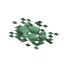 Green Sapphire Surface Rock