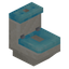 Light Blue Toilet