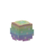 Pastel Rainbow with Dots Easter Egg
