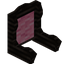 Pink Blackwood Fancy Seat Back