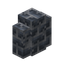 Cracked Blue Brick Wall