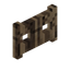 Zebrano Fence Gate