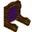 Purple Aurum Fancy Seat Back