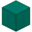 Cyan Slick Plastic Block