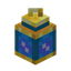 Light Blue Gold Lantern