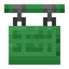 Green Enchanted Hanging Sign
