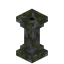Mossy CobbleStone Standing Torch - L