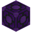 Purple Glazed Terracotta Pillar Top