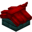 Red Longer Top Roof Block (Warped)