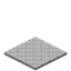 Cross Haired White Carpet