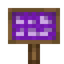 Purple Canvas Sign