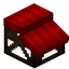 Red Flat Roof Block (Framed)