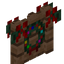 Jungle Fence Gate with Multi Lit Wreath