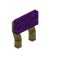 Purple Yellow Bioshroom Raised Seat Back