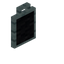 Black Bloom Tall Seat Back