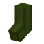 Green Rain Gutter Downspout