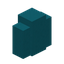 Cyan Concrete Wall