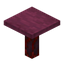 Stripped Crimson Table