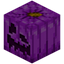 End Purple Carved Pumpkin