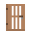 Barred Jungle Door