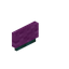 Magenta Warped Small Seat Back