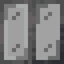 Vertical Stiped Gray Stained Glass Pane