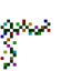 Mini Multicolored Lights (Vertical Corner Left)