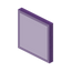 Clear Purple Stained Glass Pane