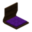 Purple Floor Chair (Dark Oak)