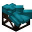 Light Blue Longer Roof Block (Framed)