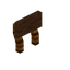 Brown Aurum Raised Seat Back
