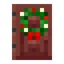 Mangrove Door with Lit Wreath
