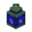 Blue Weathered Copper Lantern