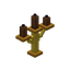 Brown Golden Candelabra